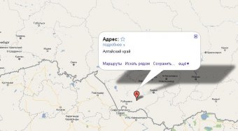 Алтай на карте России