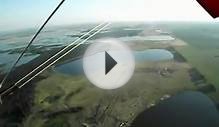 Полет на дельтаплане над озерами пос. Завьялово Алтайского